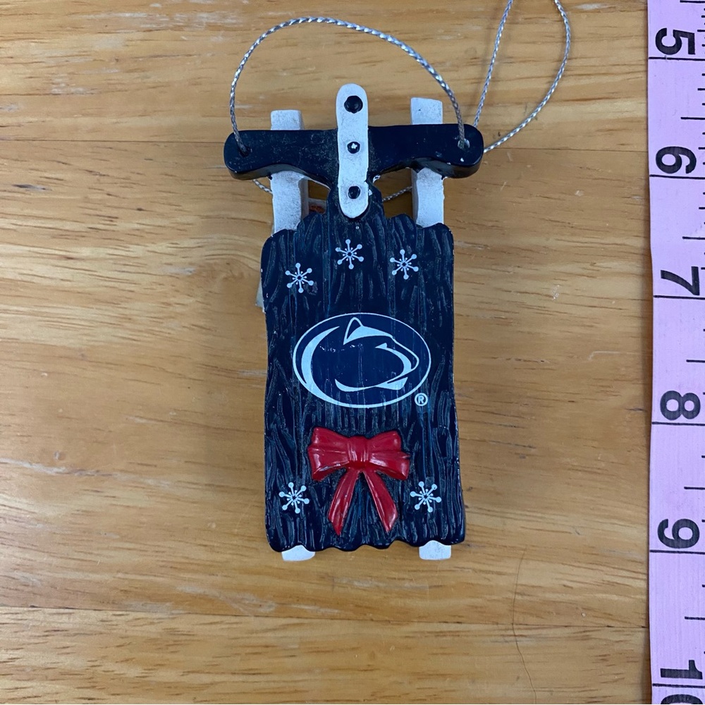 Penn State University Nittany Lions Sled Ornament